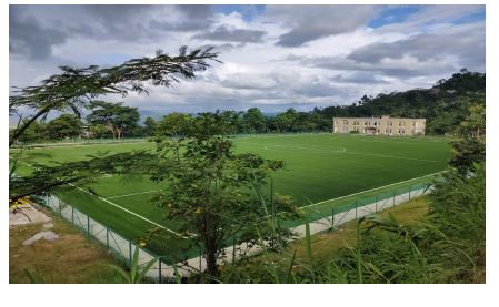 Laying of Synthetic Turf Football Ground at Saidan, District Kolasib