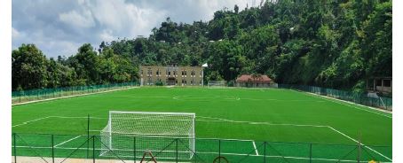 Laying of Synthetic Turf Football Ground at Saidan, District Kolasib