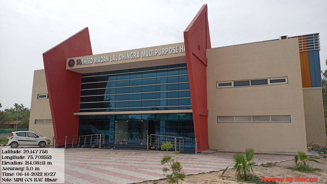 Construction of Multi-Purpose Hall at Choudhary Charan Singh Haryana Agriculture University, District Hisar