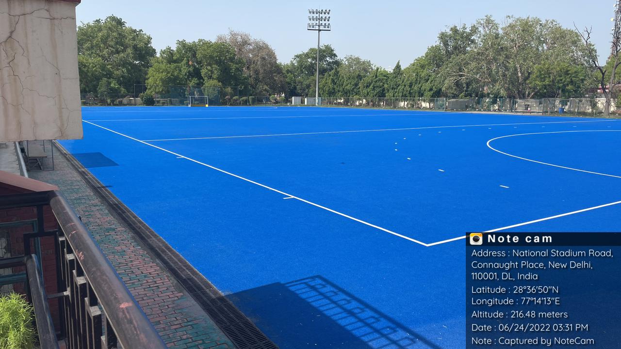 Replacement of Synthetic Hockey Turf at Major Dhyan Chand Stadium, New Delhi