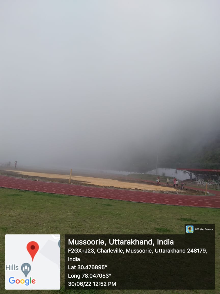 Laying of Synthetic Athletic Track at Lal Bhadhur Shastri National Academy of Administration, Mussoorie