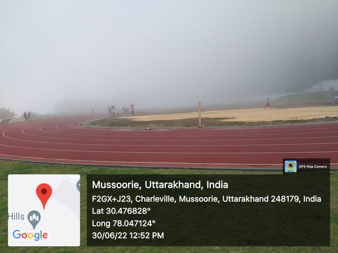 Laying of Synthetic Athletic Track at Lal Bhadhur Shastri National Academy of Administration,Mussoorie