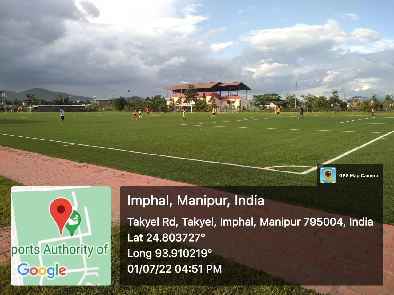  Laying of Synthetic Football Turf at SAI North Eastern Regional Centre Takyel, District Imphal