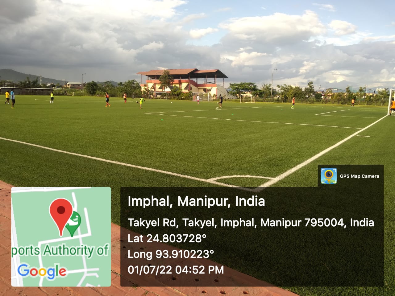  Laying of Synthetic Football Turf at SAI North Eastern Regional Centre Takyel, District Imphal