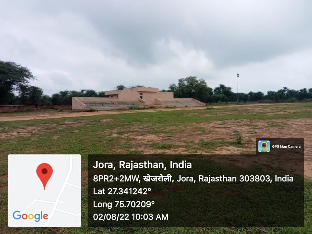 Construction of play ground at Government Senior Secondary School- Khejroli, District Jaipur