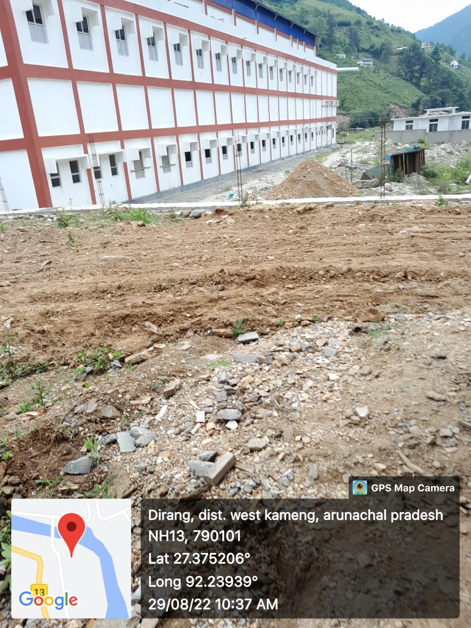 Construction of Multi-Purpose Hall at Governemnt Higher Secondary School, Dirang