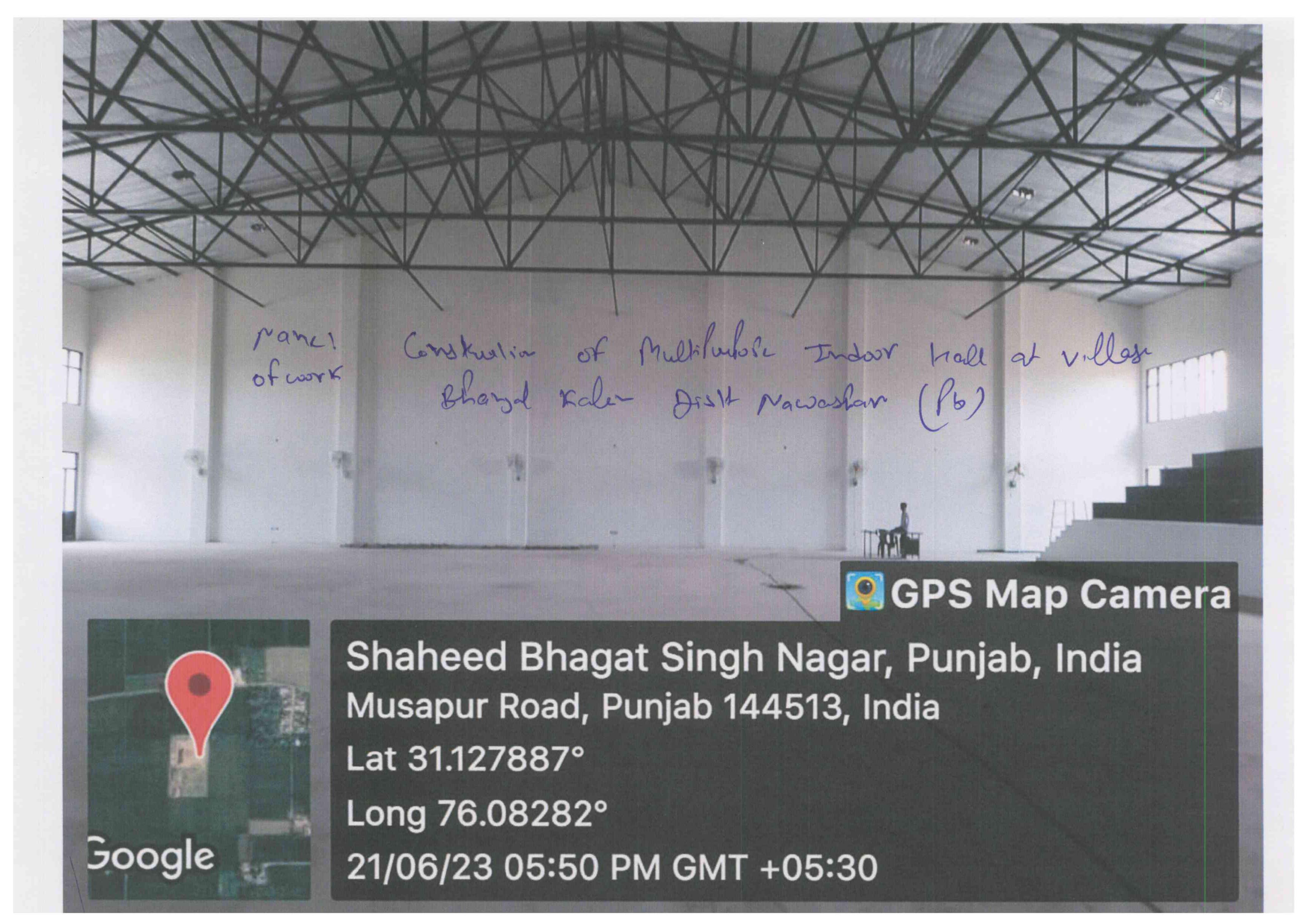 Construction of Multi-Purpose Hall at Nawashehar, District Shaheed Bhagat Singh Nagar