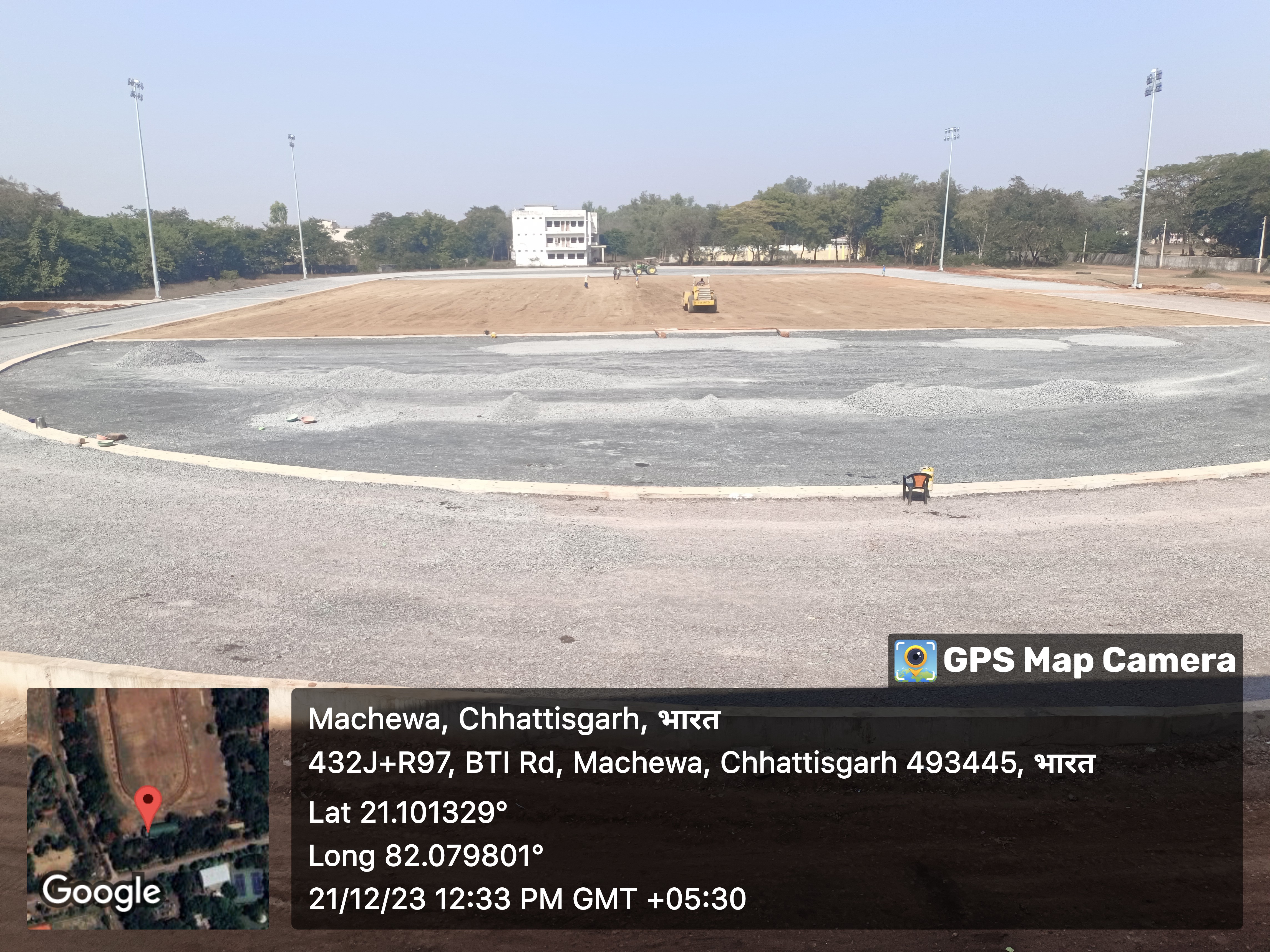 Construction of Synthetic Athletic Track at District Mahasamund