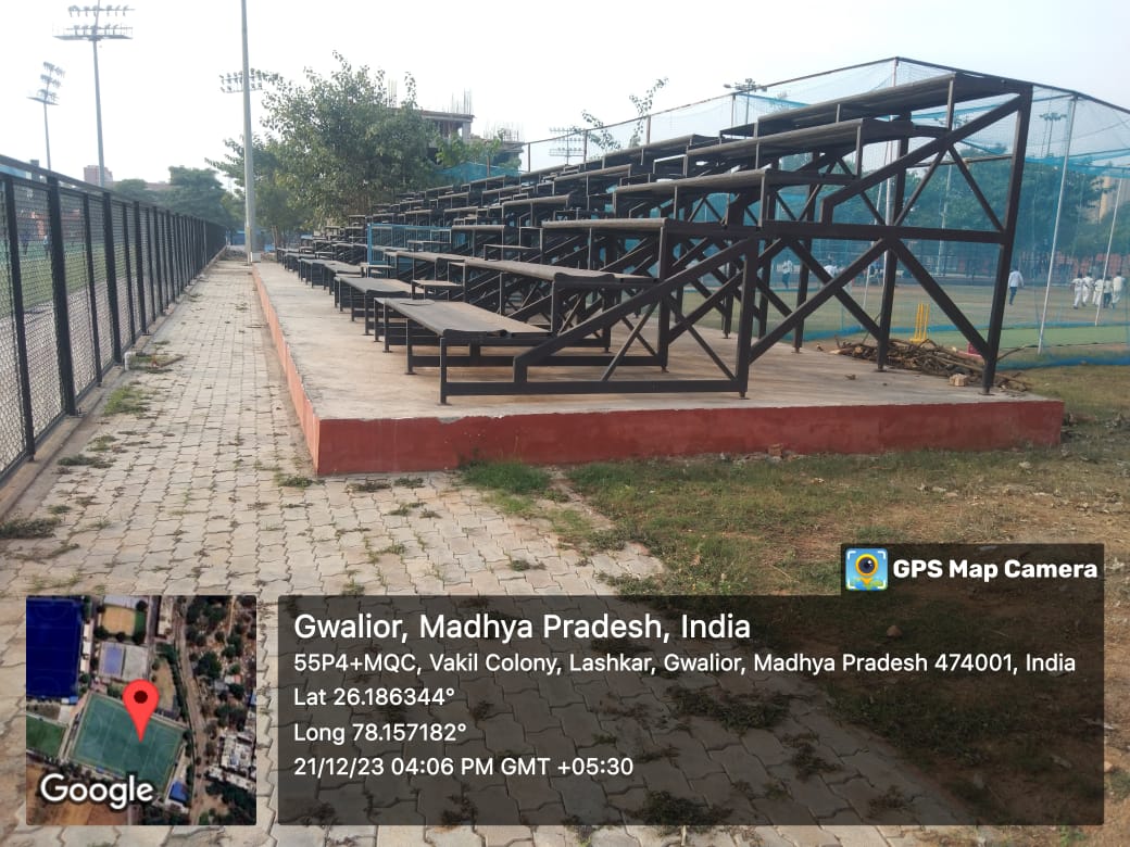 Creation/upgradation of existing sports infra at District Sports Complex Kampoo, District Gwalior