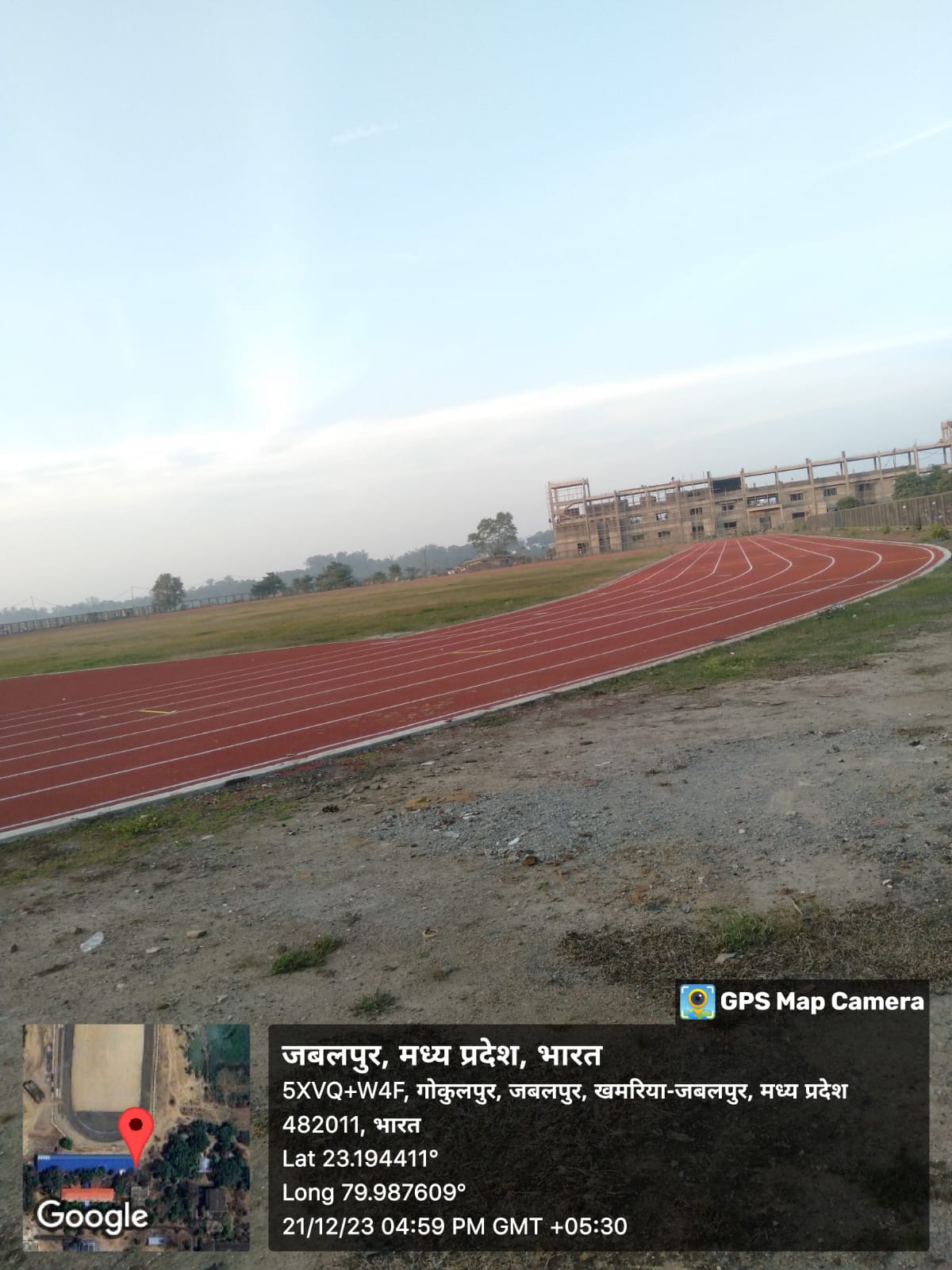 Laying of Synthetic Athletic Track at Ranjhi, District Jabalpur