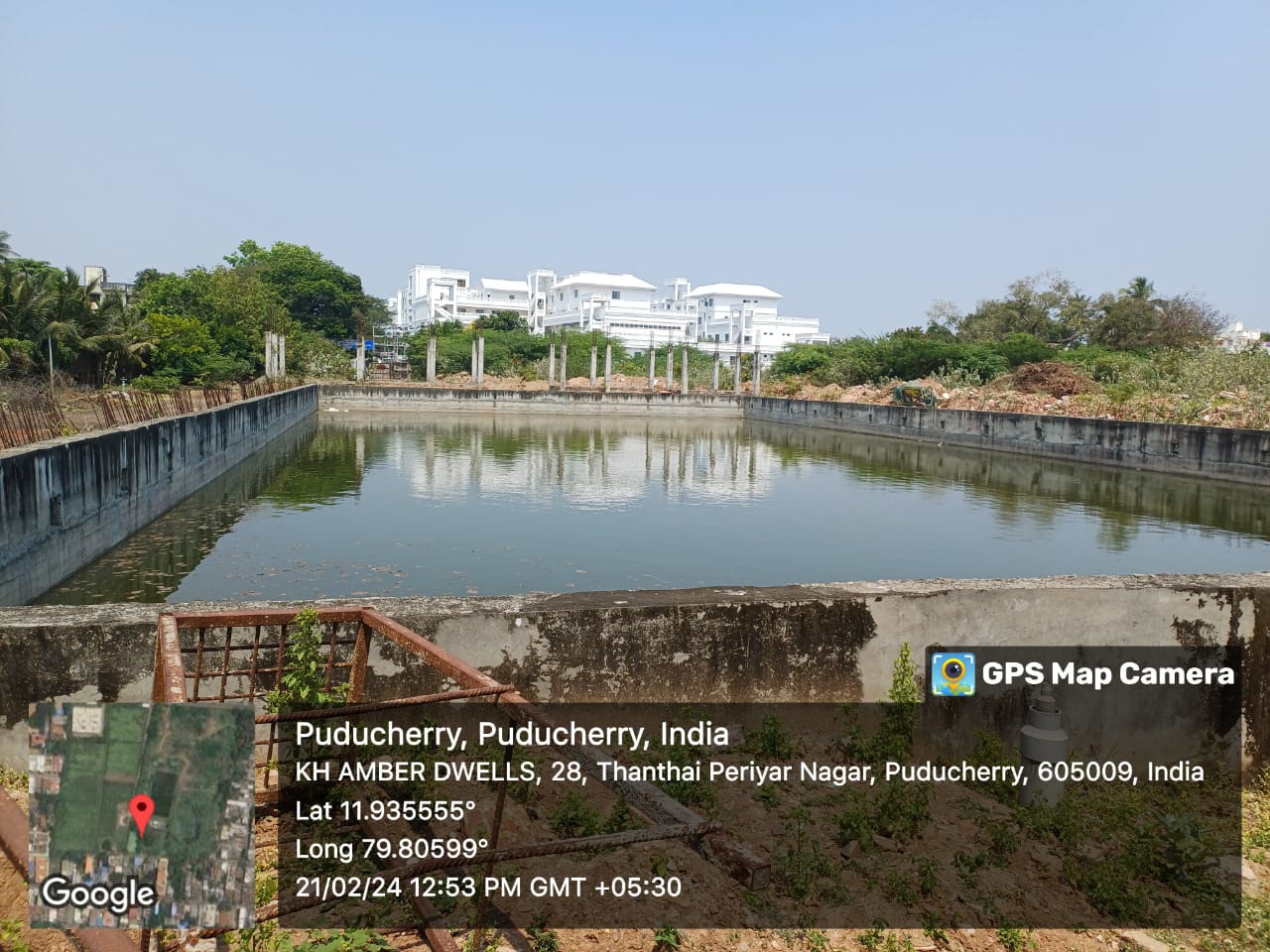 Construction of Swimming Pool at Saradambal Nagar, District Puducherry