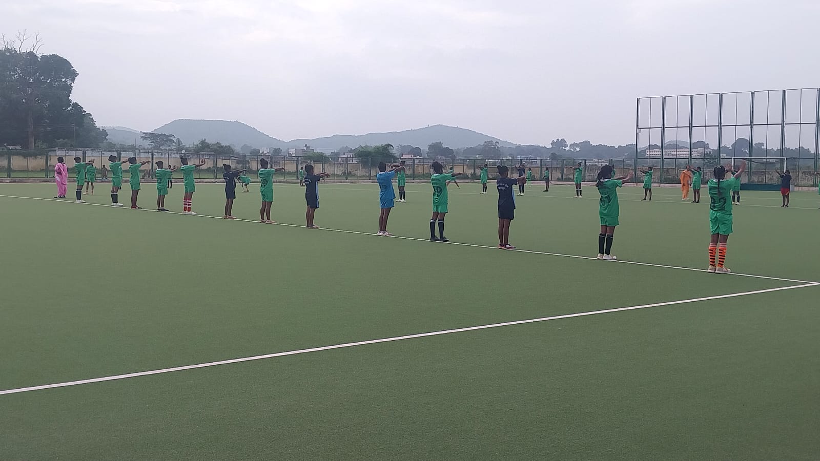 Laying of Synthetic Hockey Turf at District Jashpur