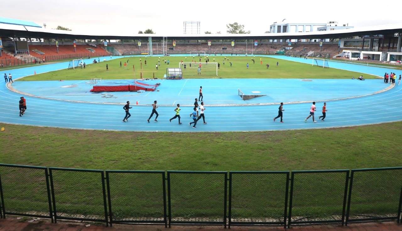 Relaying of Synthetic Athletic Track at Tatya Tope Nagar Stadium, District Bhopal