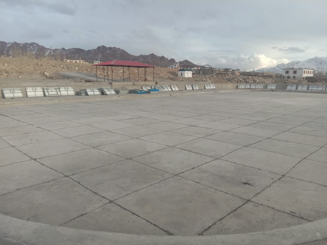 Construction of Ice Hockey Rink at 24thBn, Indo Tibetan Border Police, District Leh