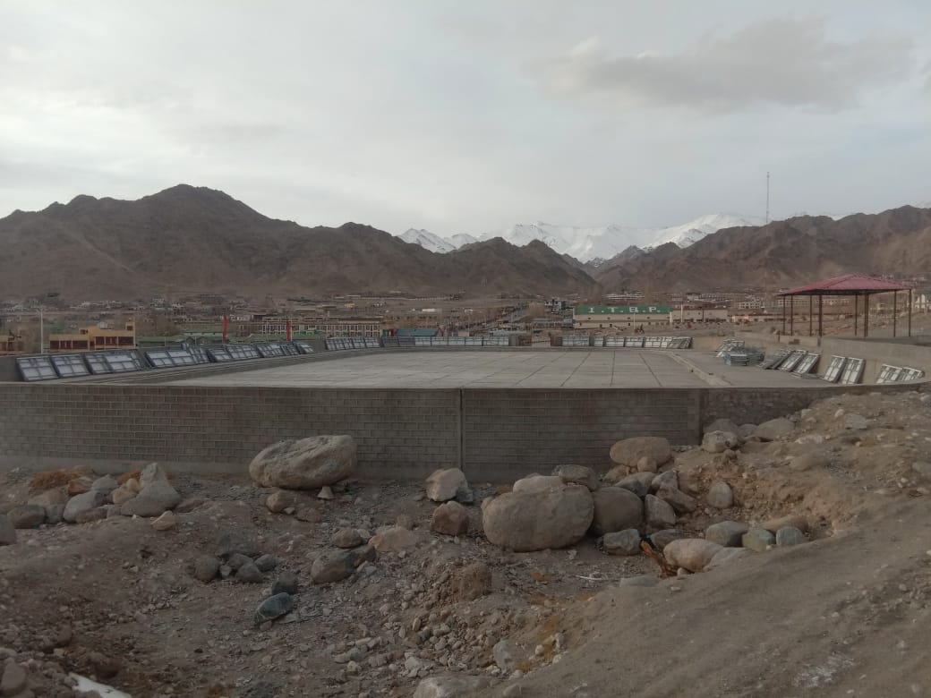 Construction of Ice Hockey Rink at 24thBn, Indo Tibetan Border Police, District Leh