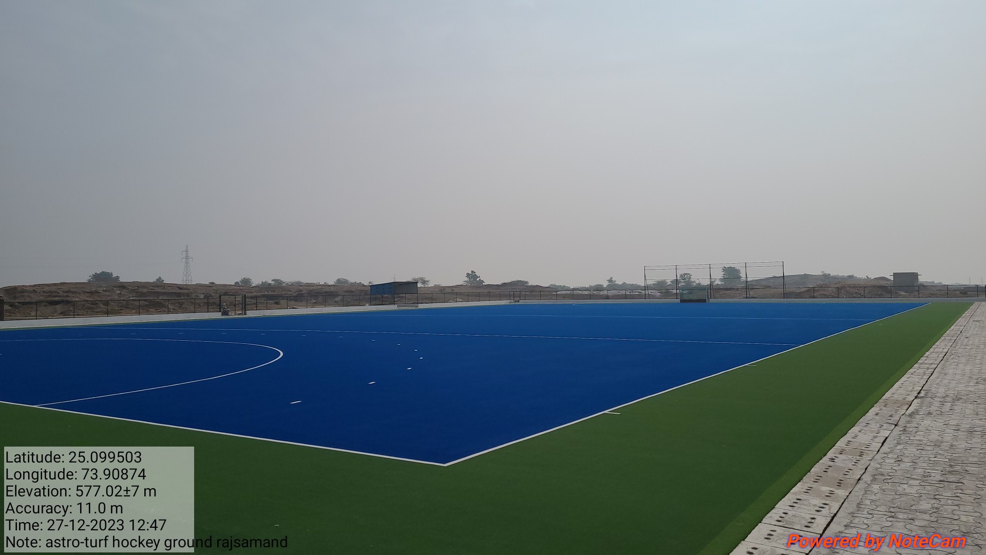 Laying of Synthetic Hockey Ground at District Rajsamand Primary tabs View Edit