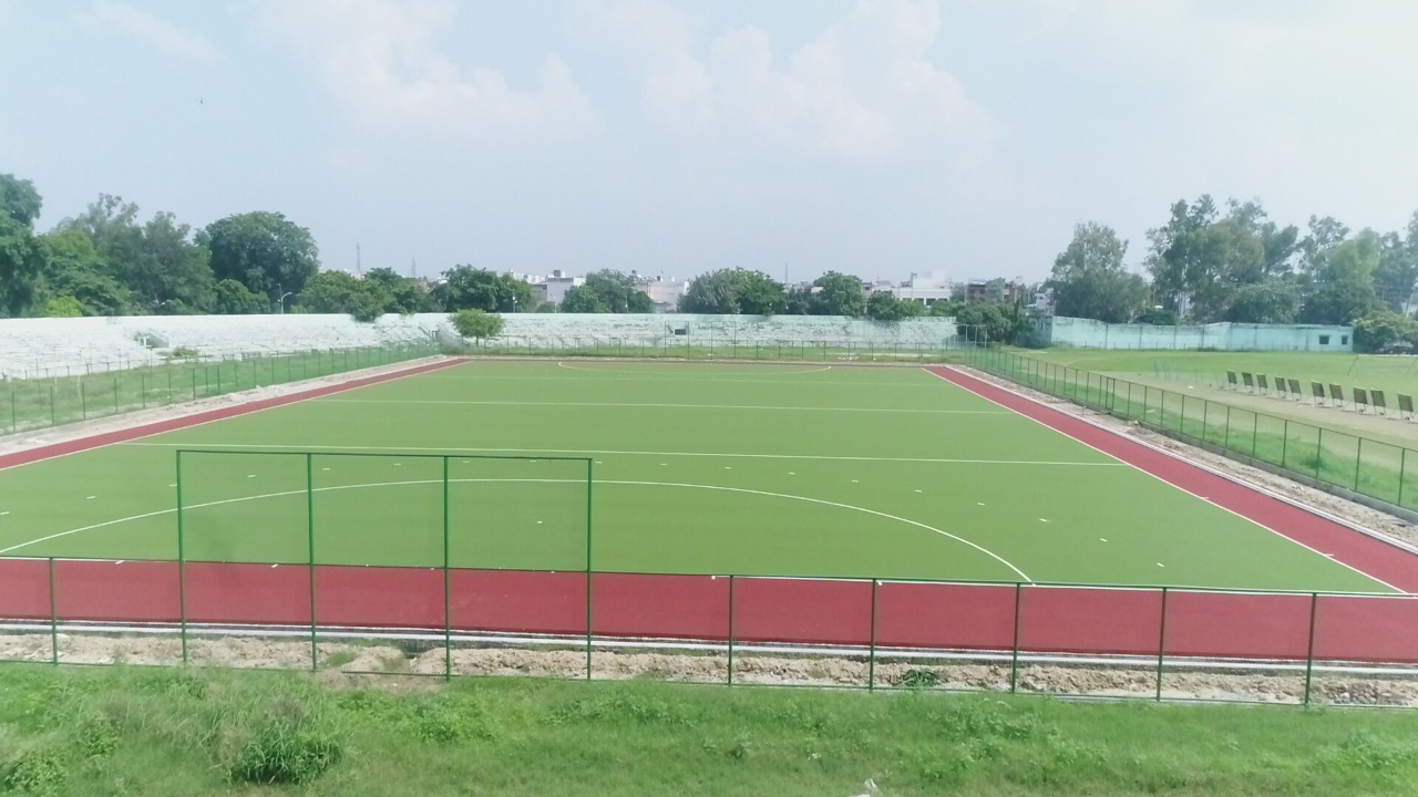 Laying of Synthetic Hockey Field at Kailash Prakash Stadium, District Meerut