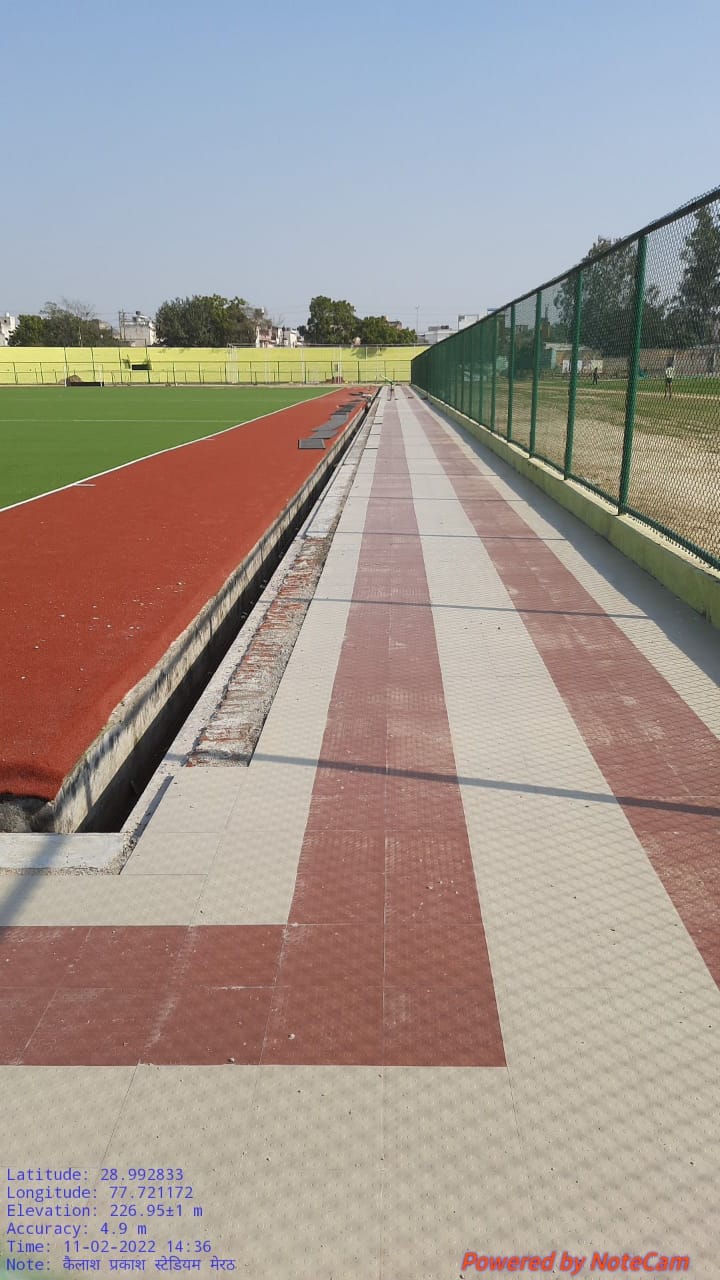 Laying of Synthetic Hockey Field at Kailash Prakash Stadium, District Meerut