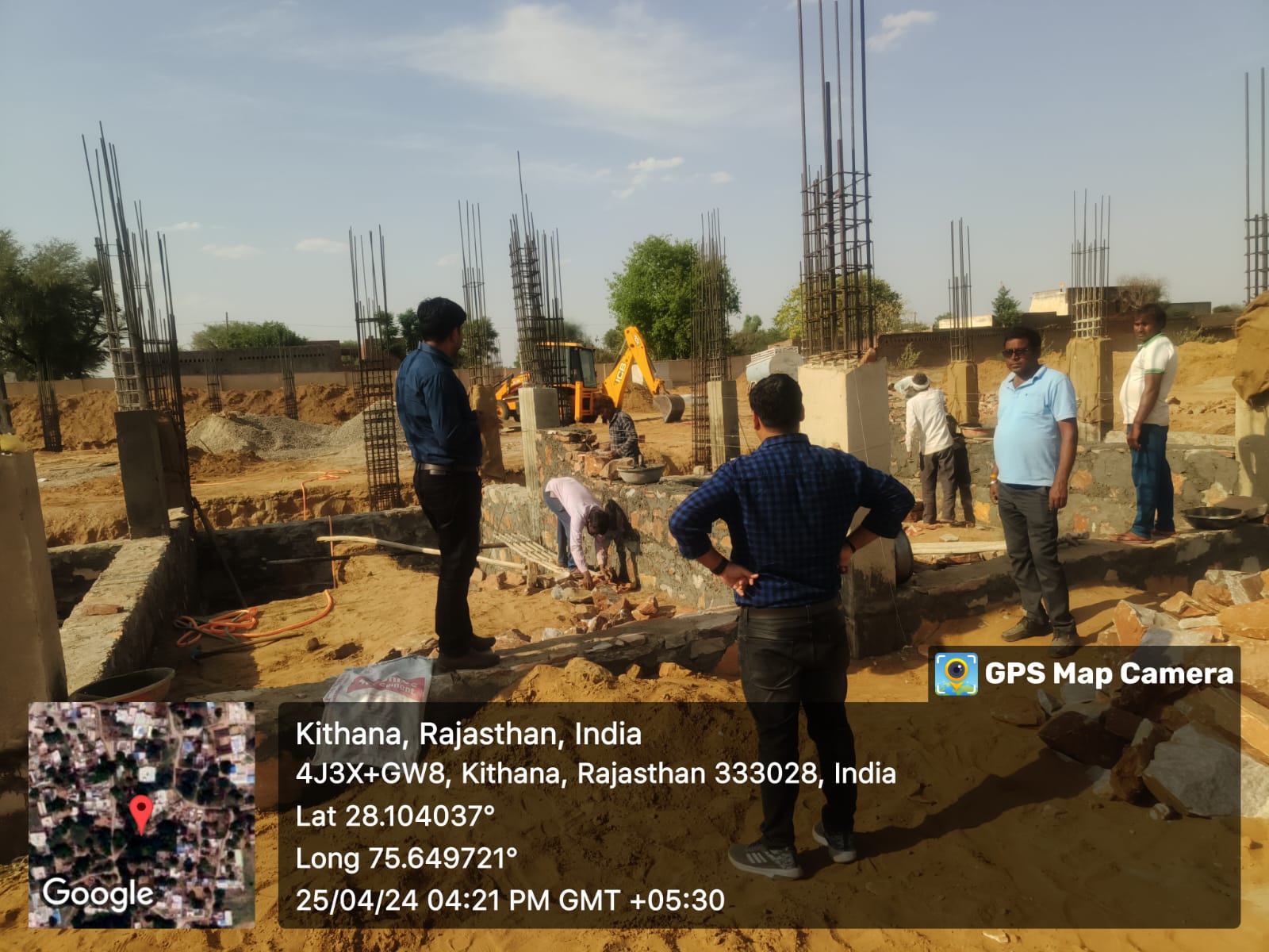 Construction of Multipurpose Indoor Hall Kithana District Jhunjhunu