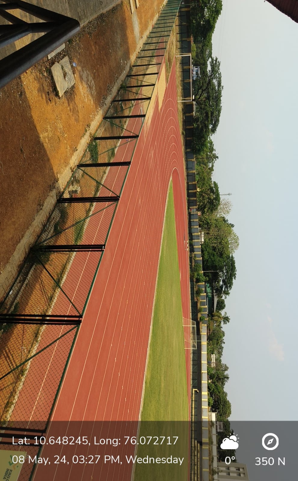 Synthetic Athletic Track at Government Higher Secondary School, Kunnamkulam, District Thrissur