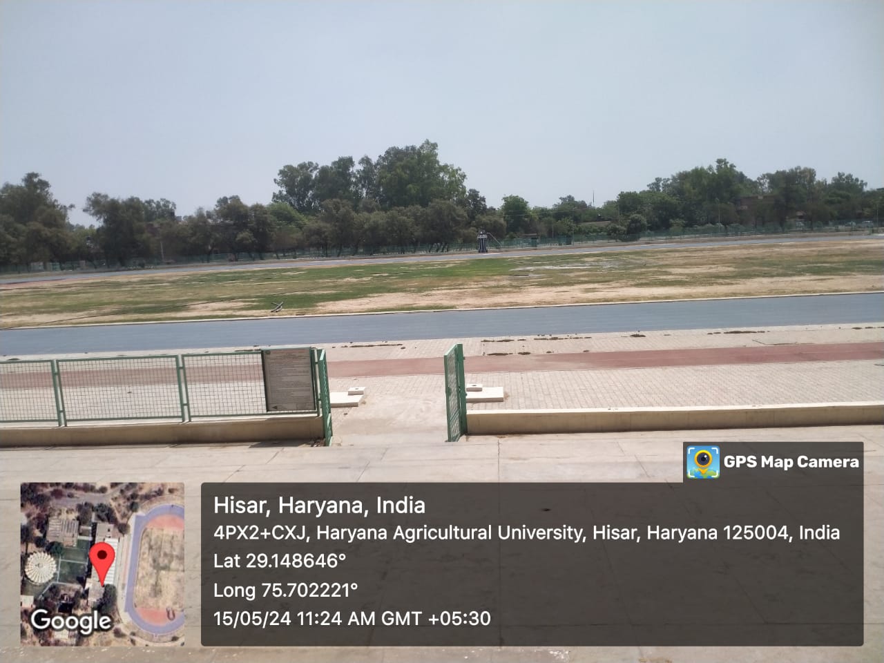 Replacement of Synthetic Athletic Track at Chaudhary Charan Singh Haryana Agriculture University