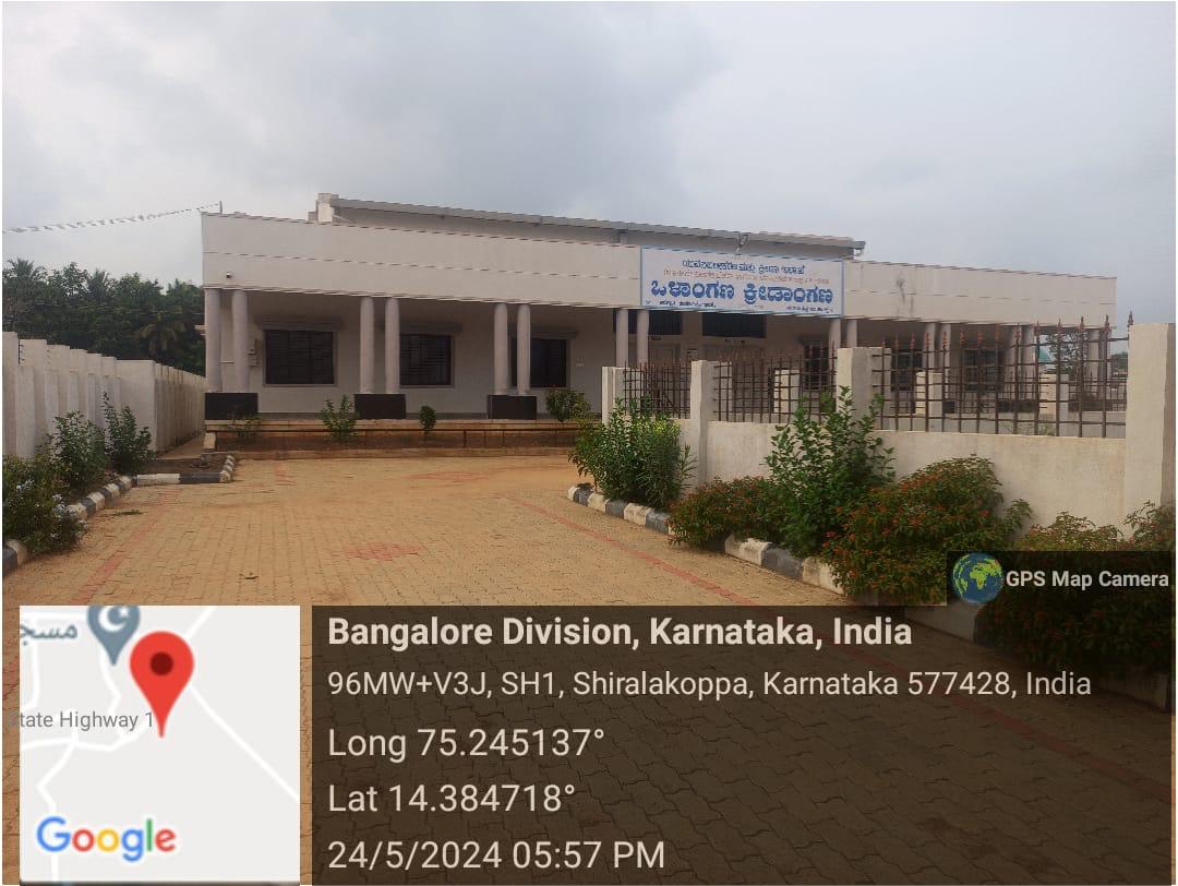 Multi-Purpose Hall at Town Shiralakoppa , District Shivamogga