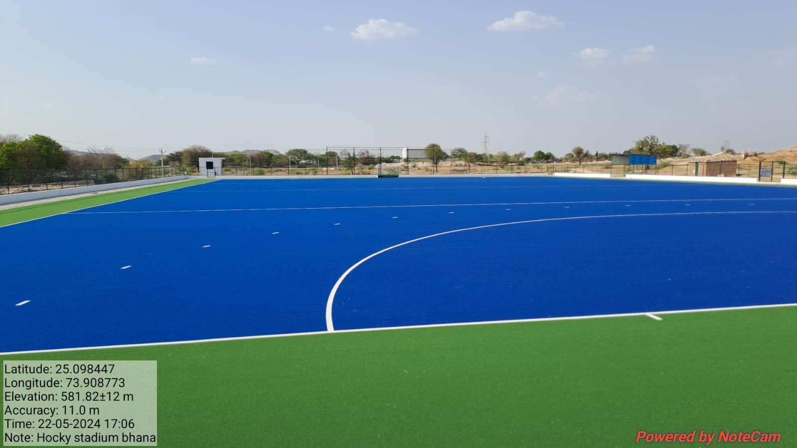 Laying of Synthetic Hockey Ground at District Rajsamand