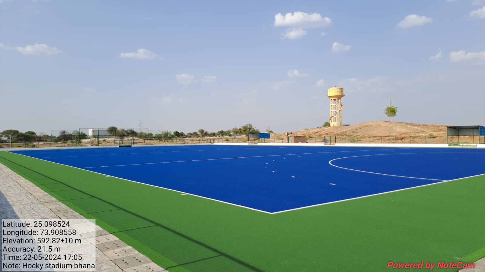 Laying of Synthetic Hockey Ground at District Rajsamand