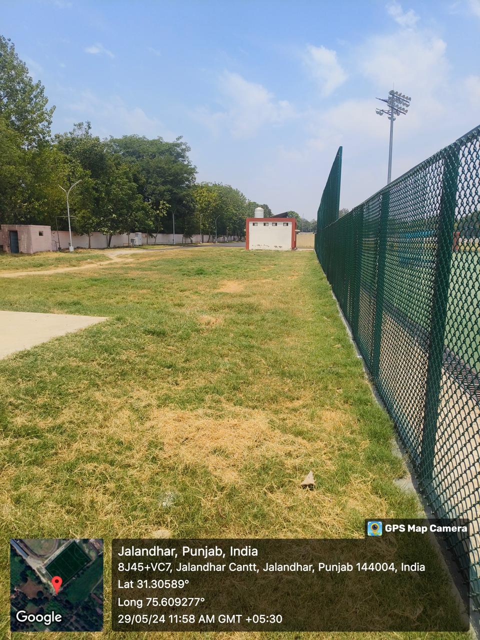 Construction of Synthetic Hockey Turf Ground at Border Security Force (BSF) Campus Jalandhar HQ BSF.