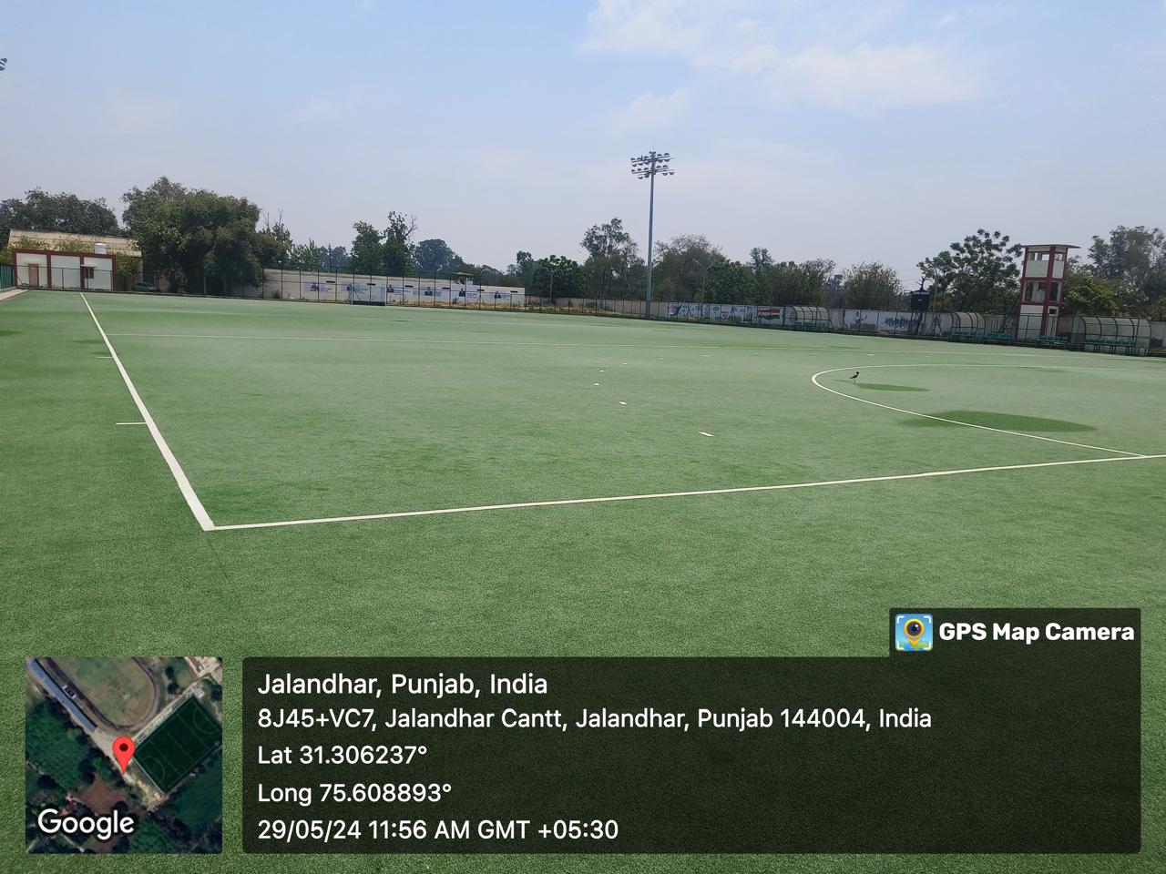 Construction of Synthetic Hockey Turf Ground at Border Security Force (BSF) Campus Jalandhar HQ BSF.