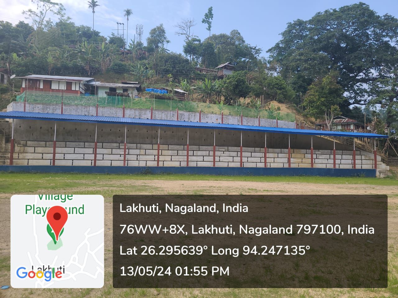 Completed Works regarding Development of Ground at Lakhuti 