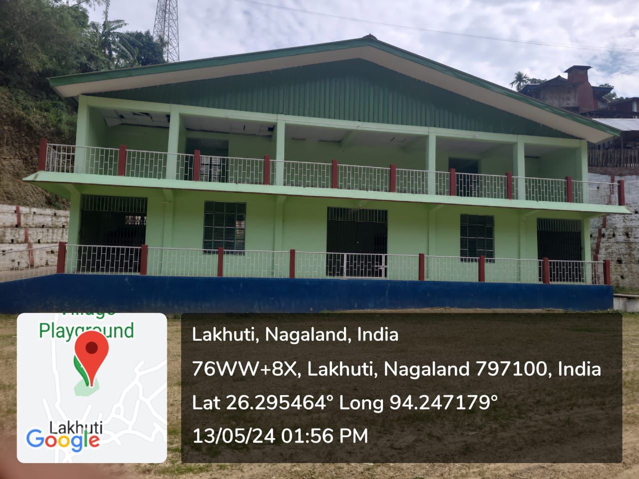 Completed Works regarding Development of Ground at Lakhuti 