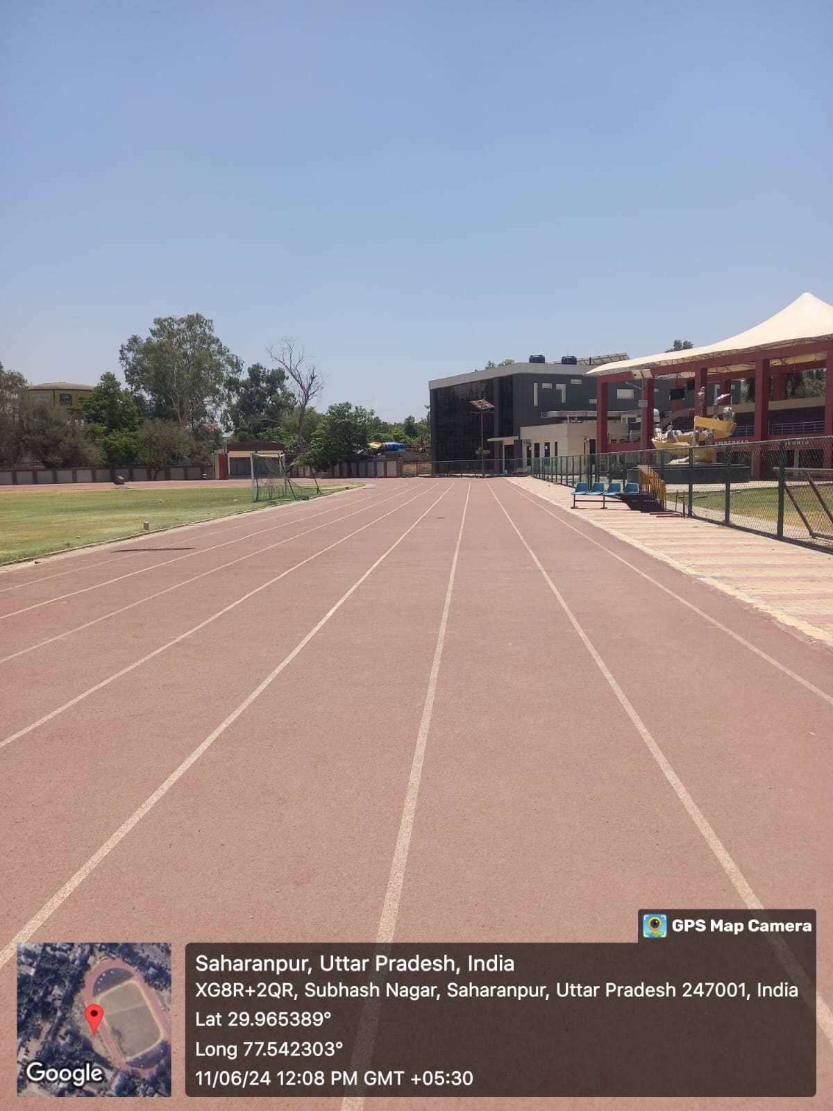 Laying of Synthetic Athletic Track at Sports Stadium, District Saharanpur