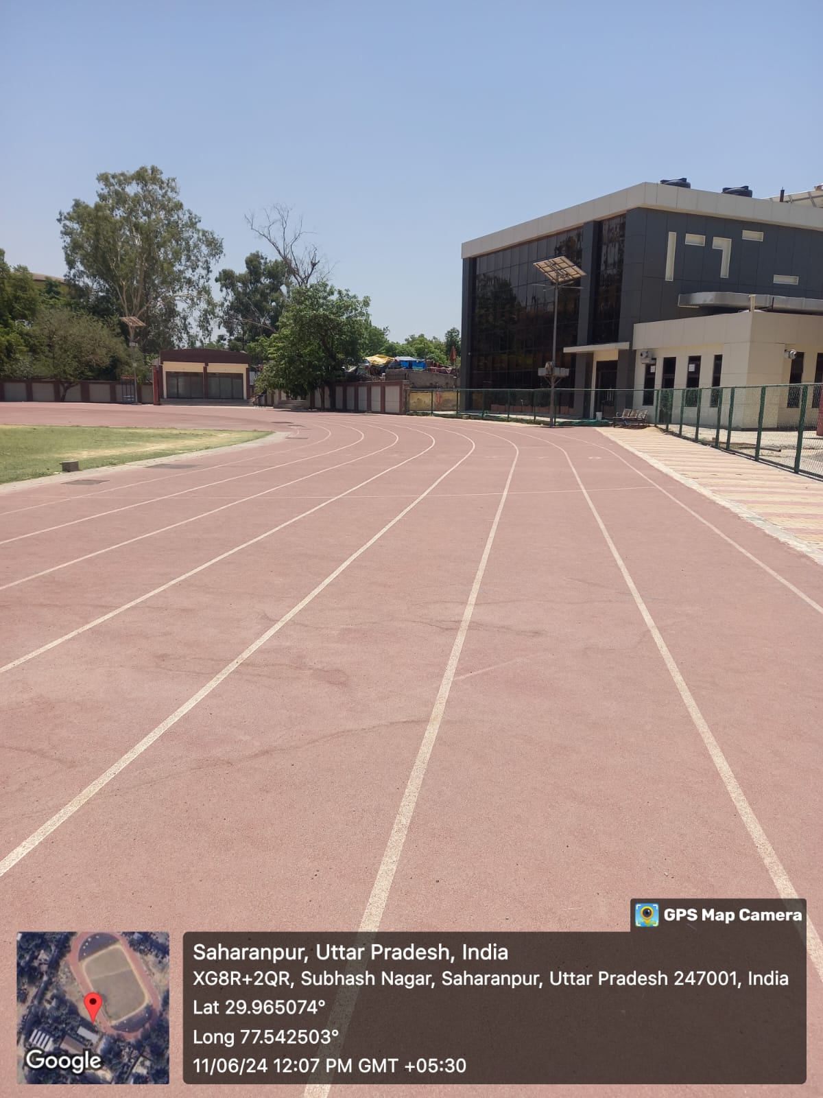 Laying of Synthetic Athletic Track at Sports Stadium, District Saharanpur