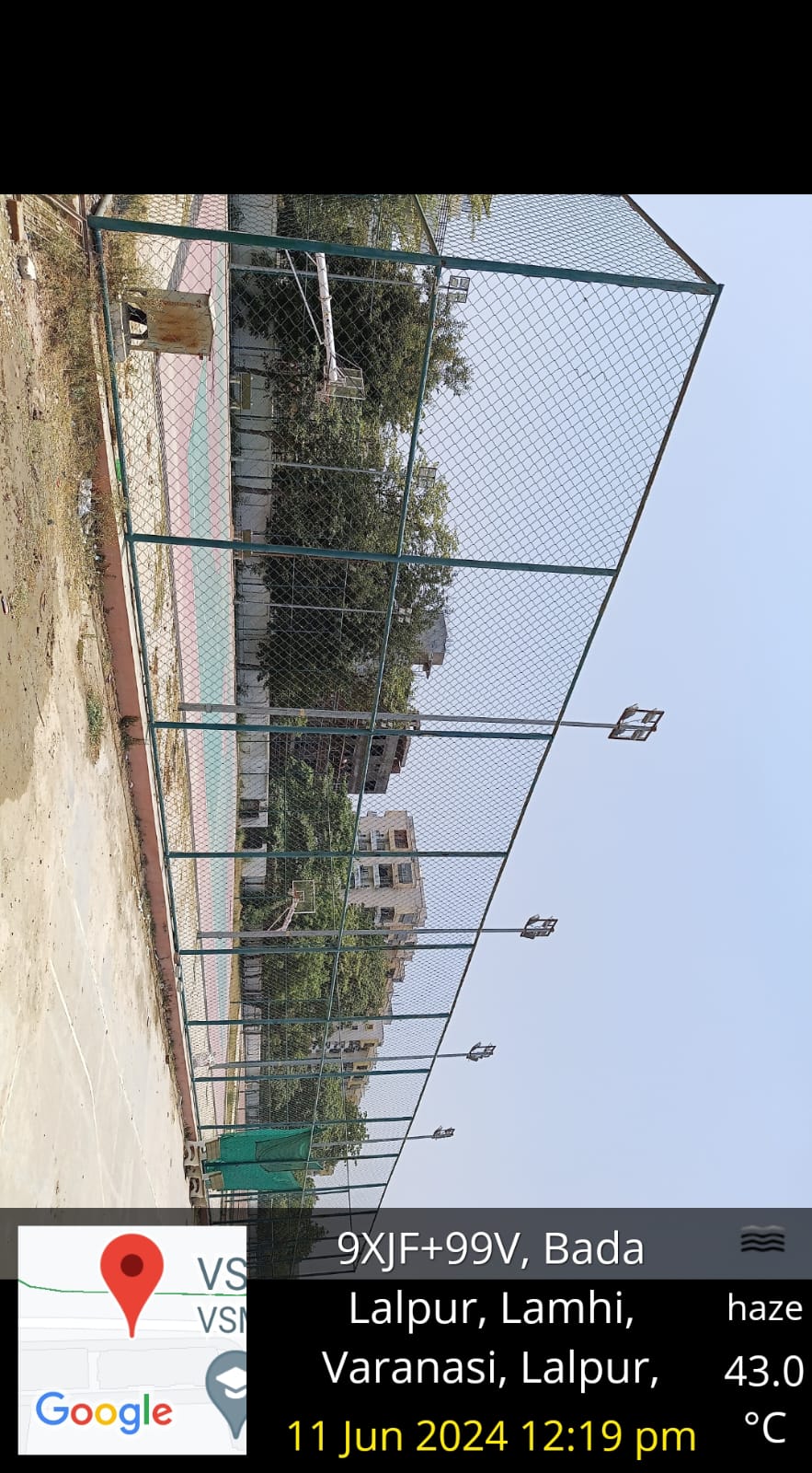 Laying of Synthetic Athletic Track at Dr. B.R. Ambedkar Sports Complex, Lalpur, District Varanasi