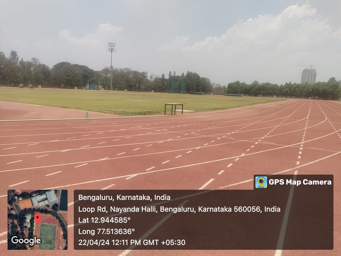 Laying of Synthetic Athletic Track and other facilities at Netaji Subhash Southern Centre, District Banglore