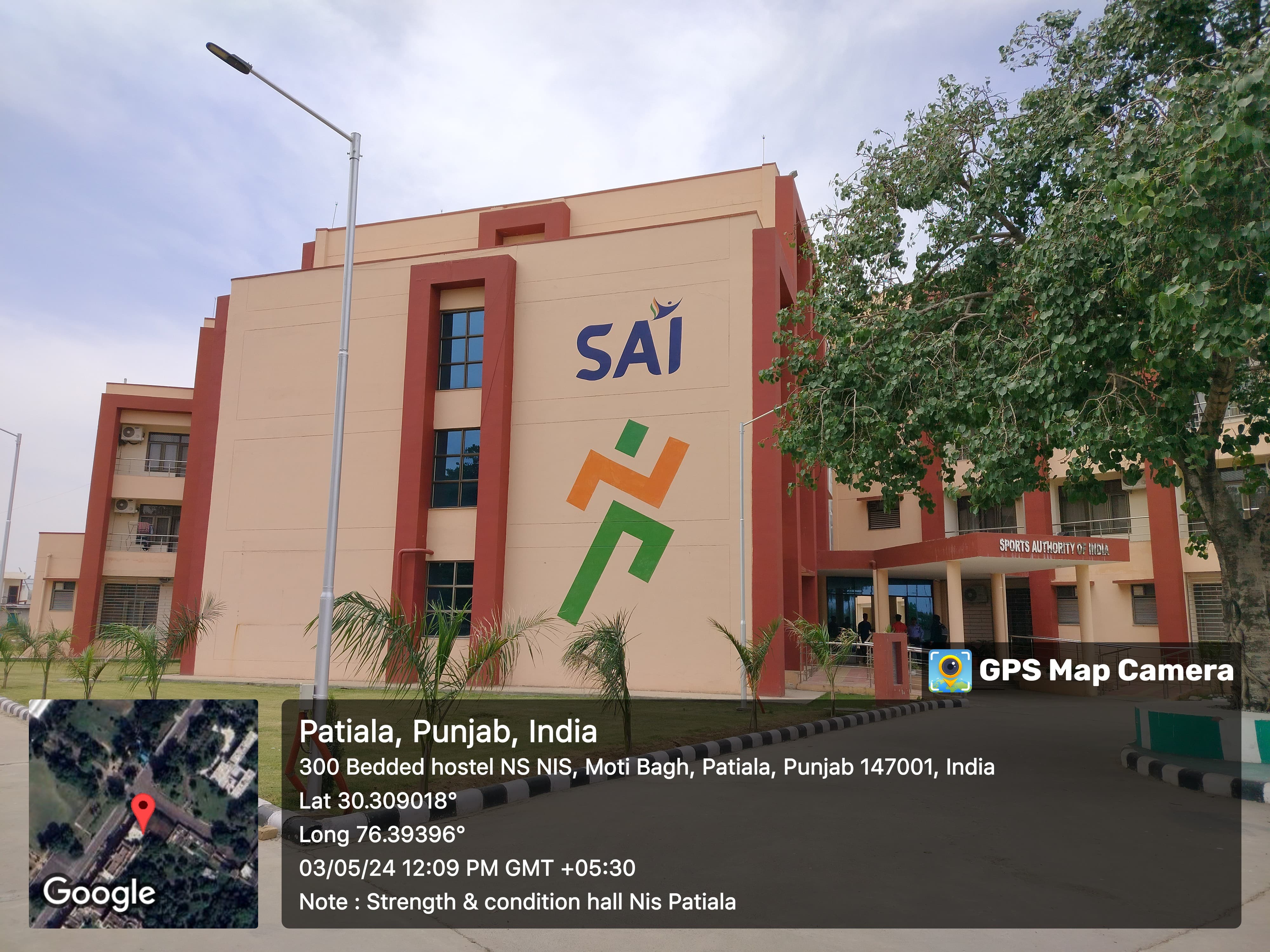 300 Bedded (Triple Occupancy) Hostel at National Institute of Sports District Patiala