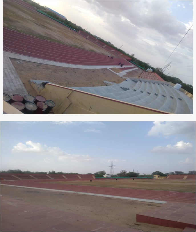 Laying of Synthetic Athletic Track in District Churu