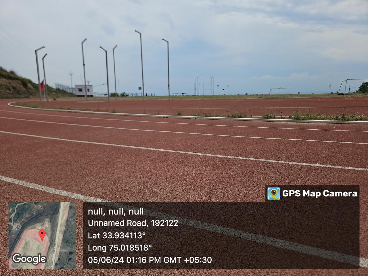 Laying of Synthetic Athletic Track at Islamic University of Science & Technology (IUST) Awantipora, District Pulwama