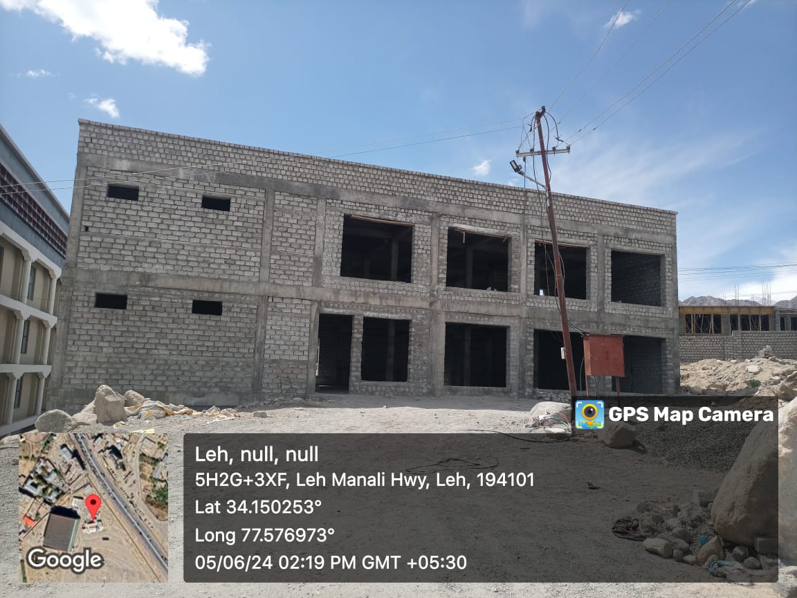 Construction of Gymnasium Hall at NDS Sports Complex, District Leh