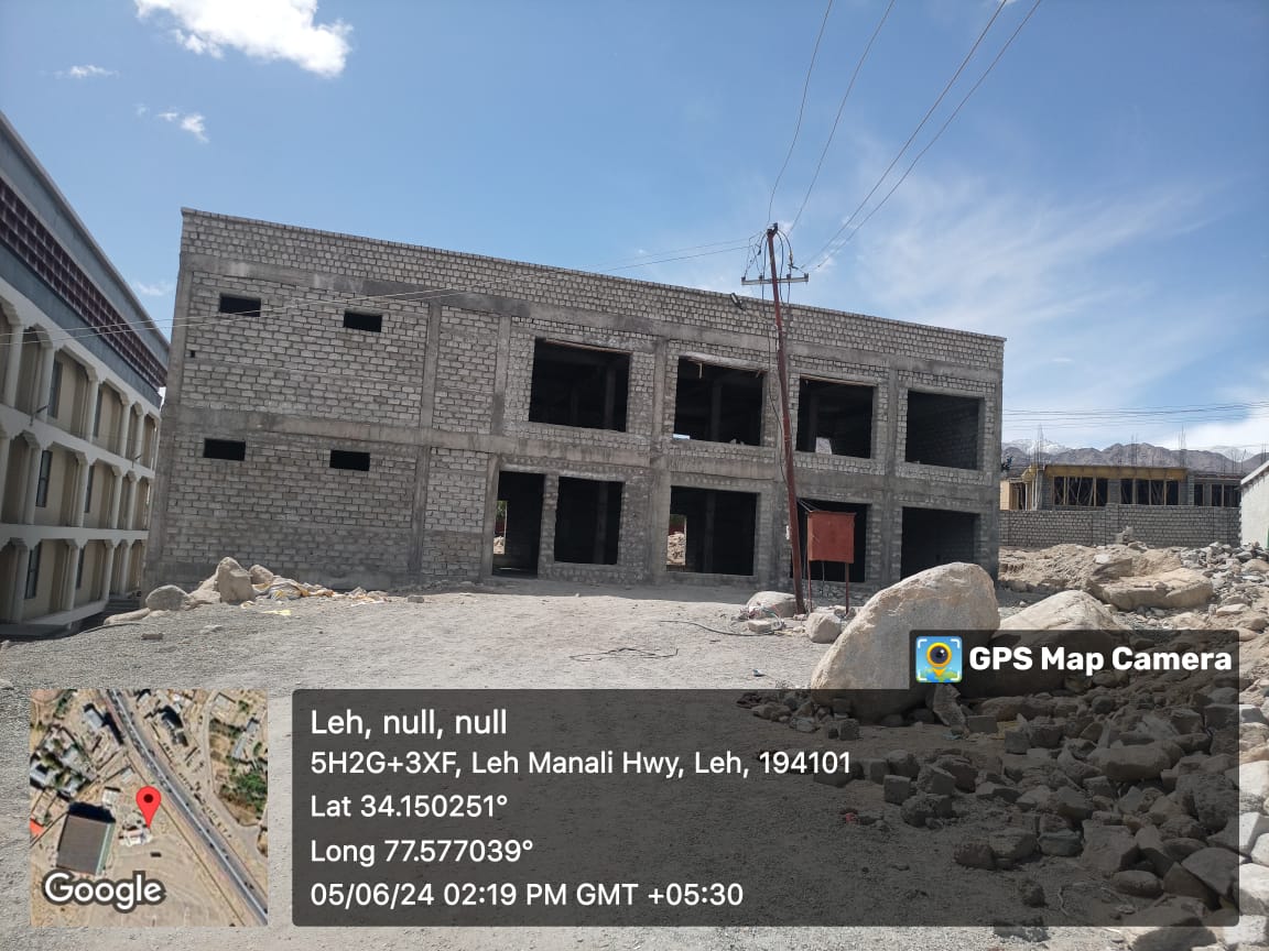 Construction of Gymnasium Hall at NDS Sports Complex, District Leh