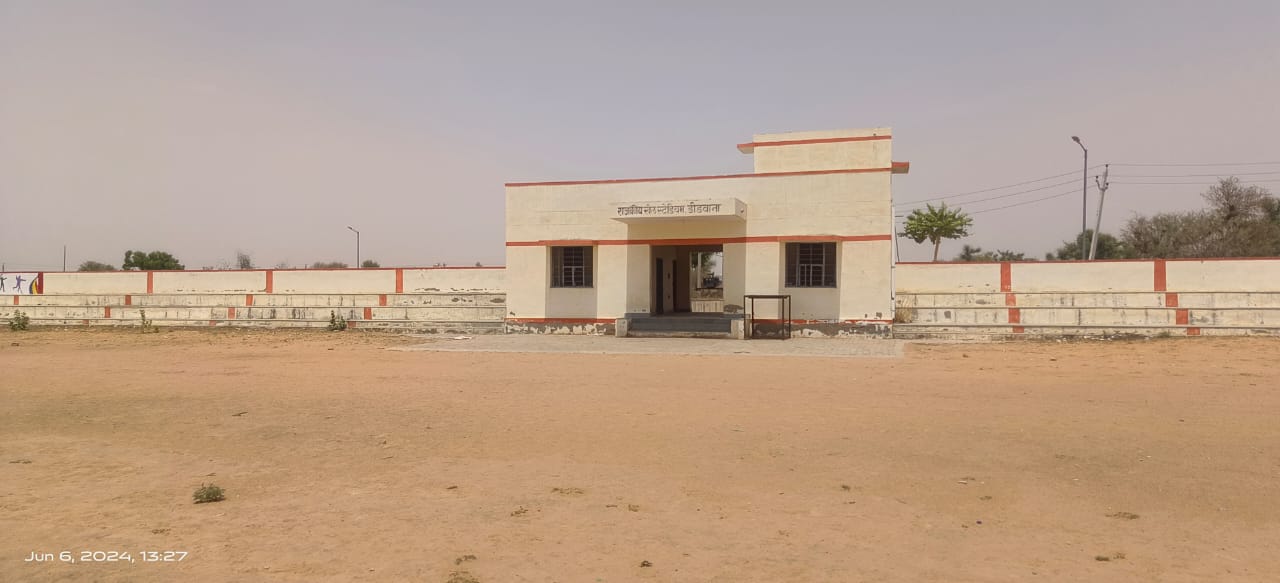 Construction of Academy Building & Solar Lights at Deedwana Stadium, District Nagaur