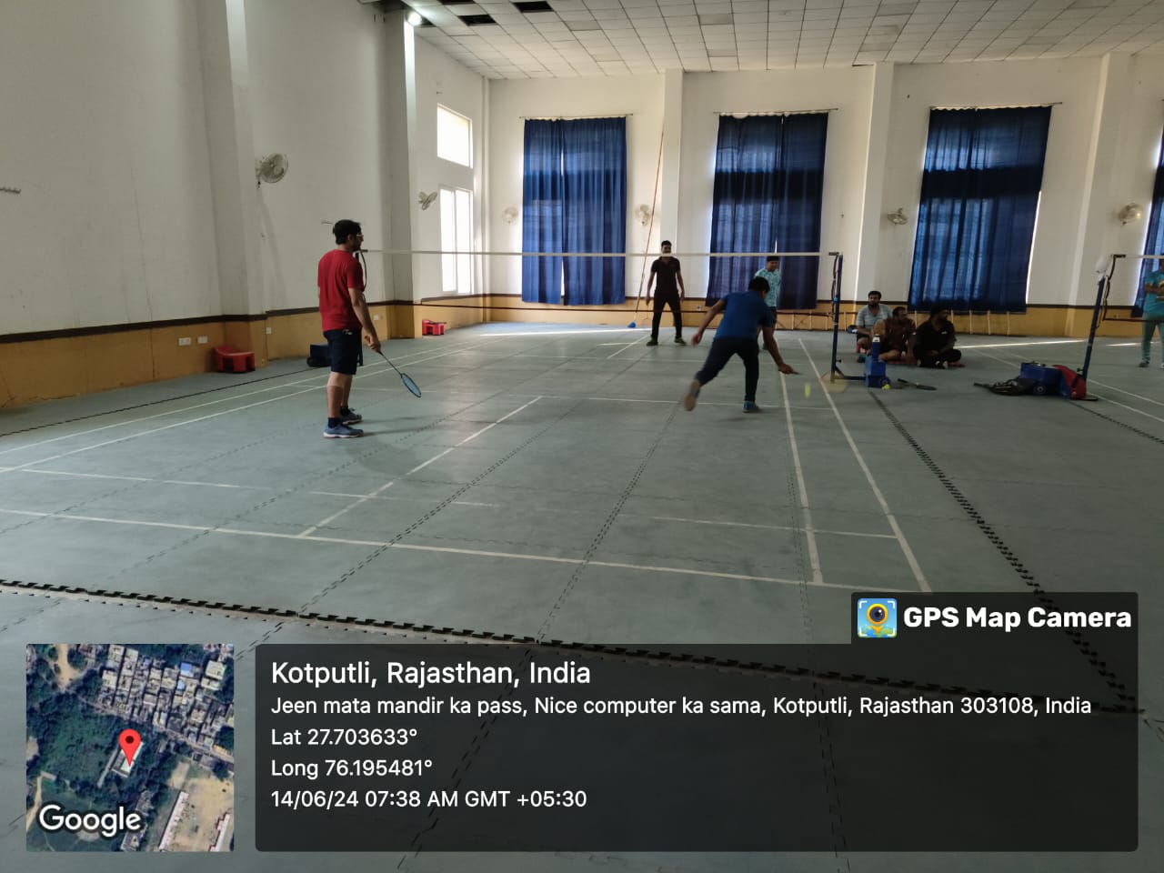 Multi-Purpose Hall, Football Ground and Athletic Track at LBS Government PG College, District Kotputli