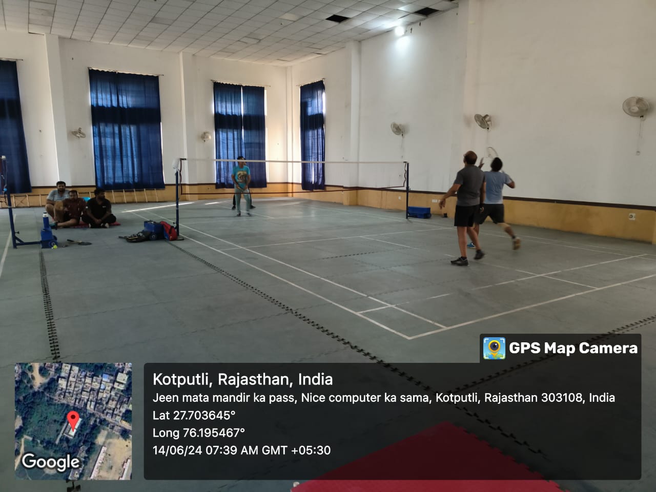 Multi-Purpose Hall, Football Ground and Athletic Track at LBS Government PG College, District Kotputli