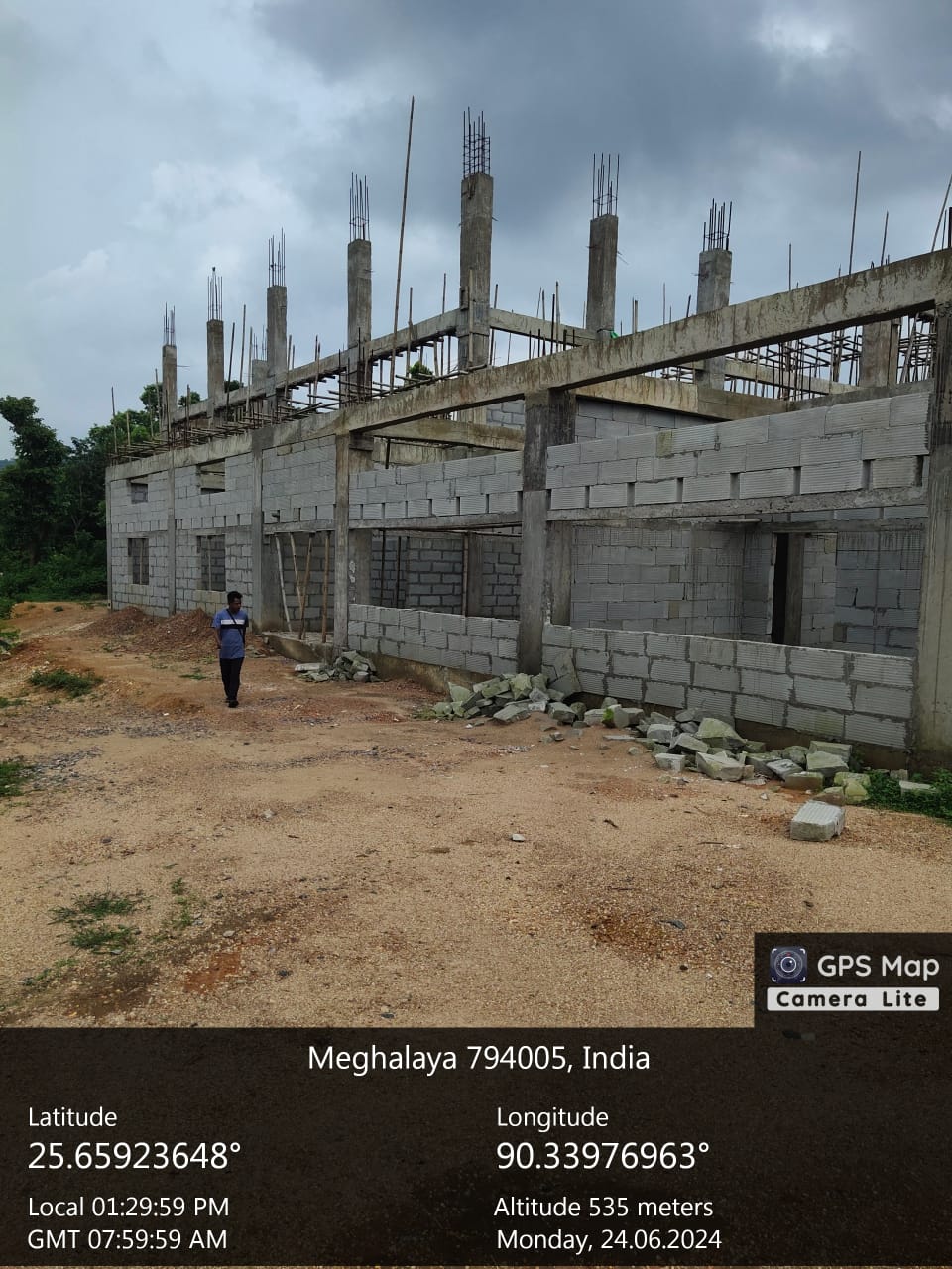 Construction of Multi Purpose Indoor Hall at Jengjal West Garo Hills District