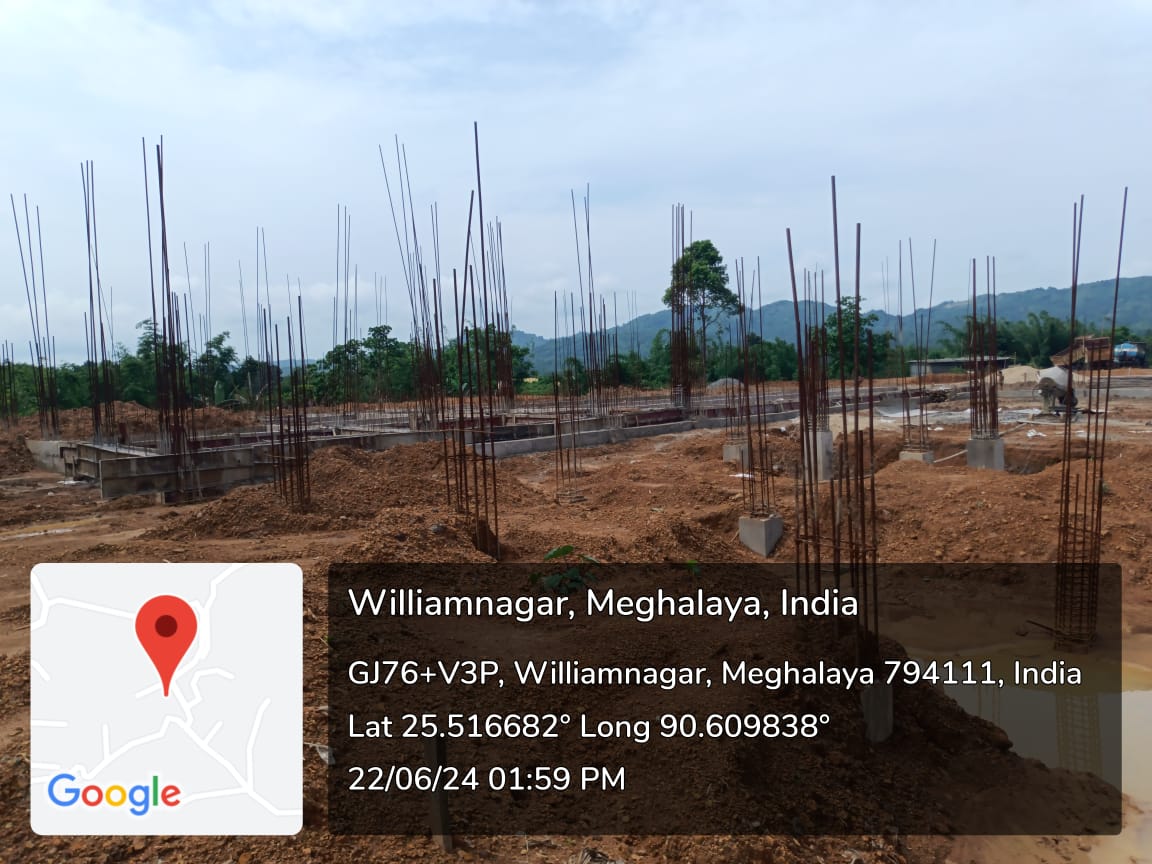 Construction of Multi Purpose Indoor Hall at Williamnagar East Garo Hills District