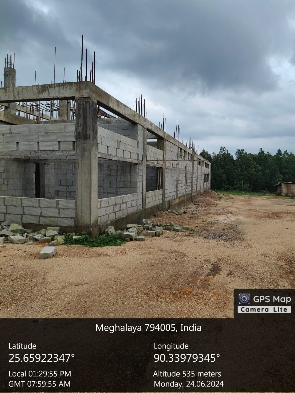 Construction of Multi Purpose Indoor Hall at Jengjal West Garo Hills District