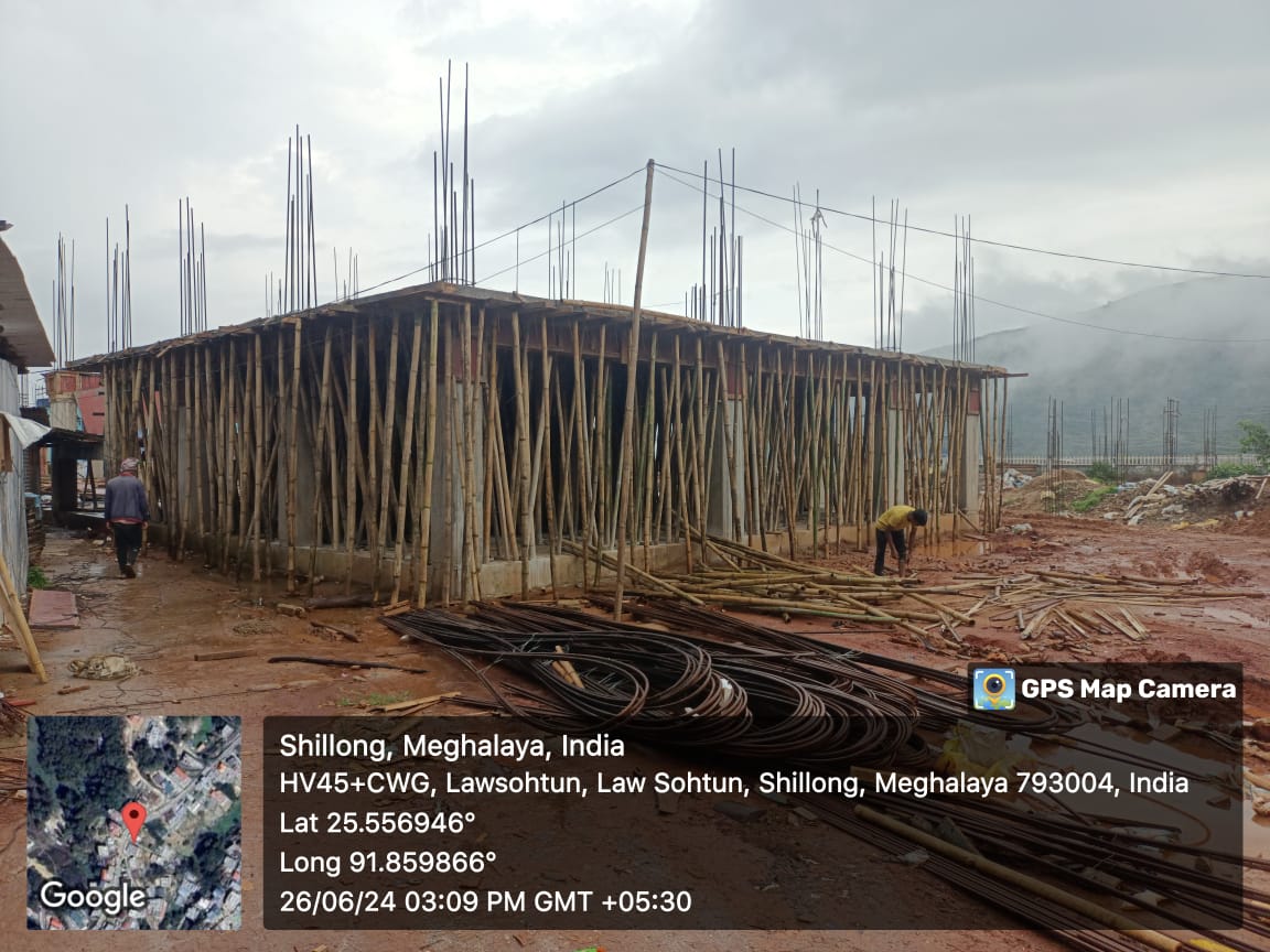 Construction of Multi Purpose Indoor Hall at Lawsohtun East Khasi Hills District