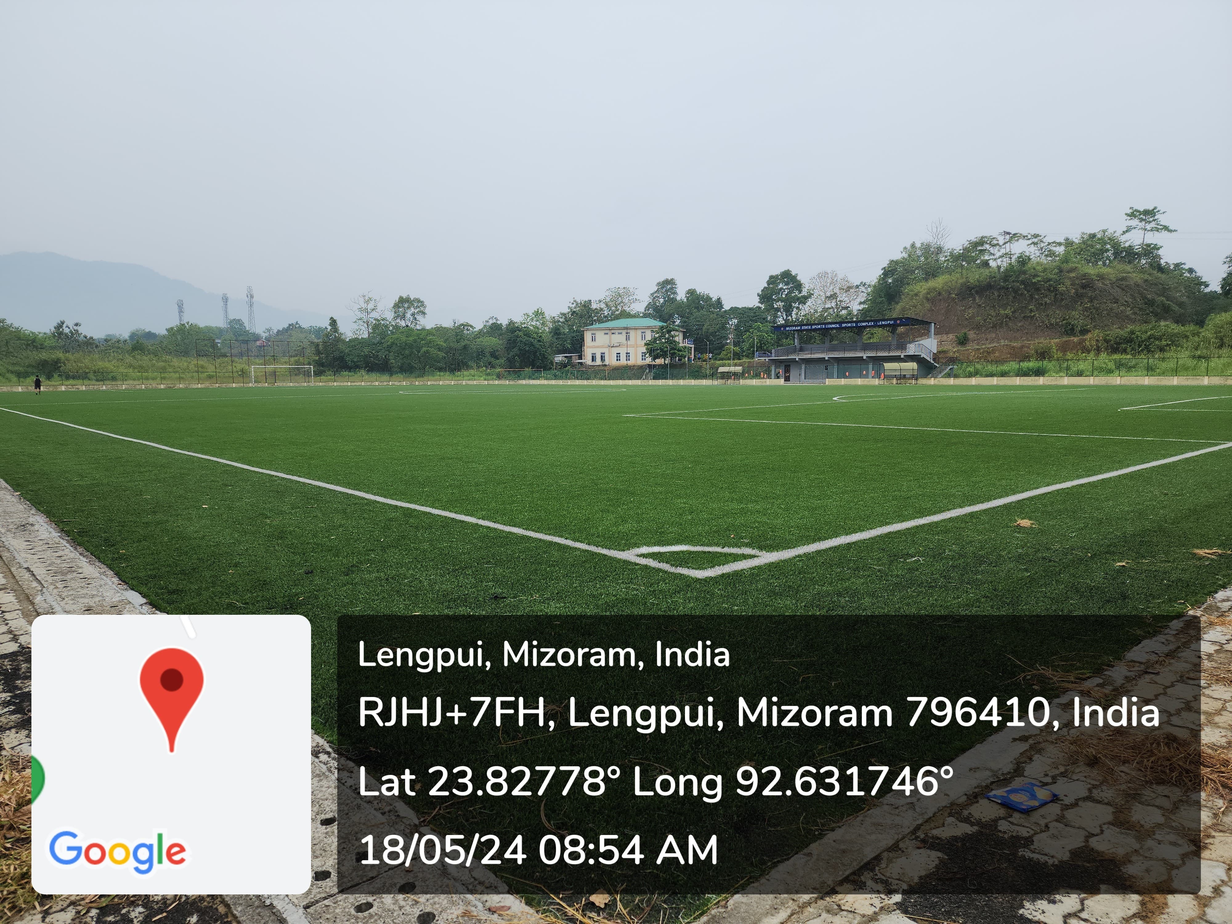 Synthetic Turf Football Ground Lengpui -1