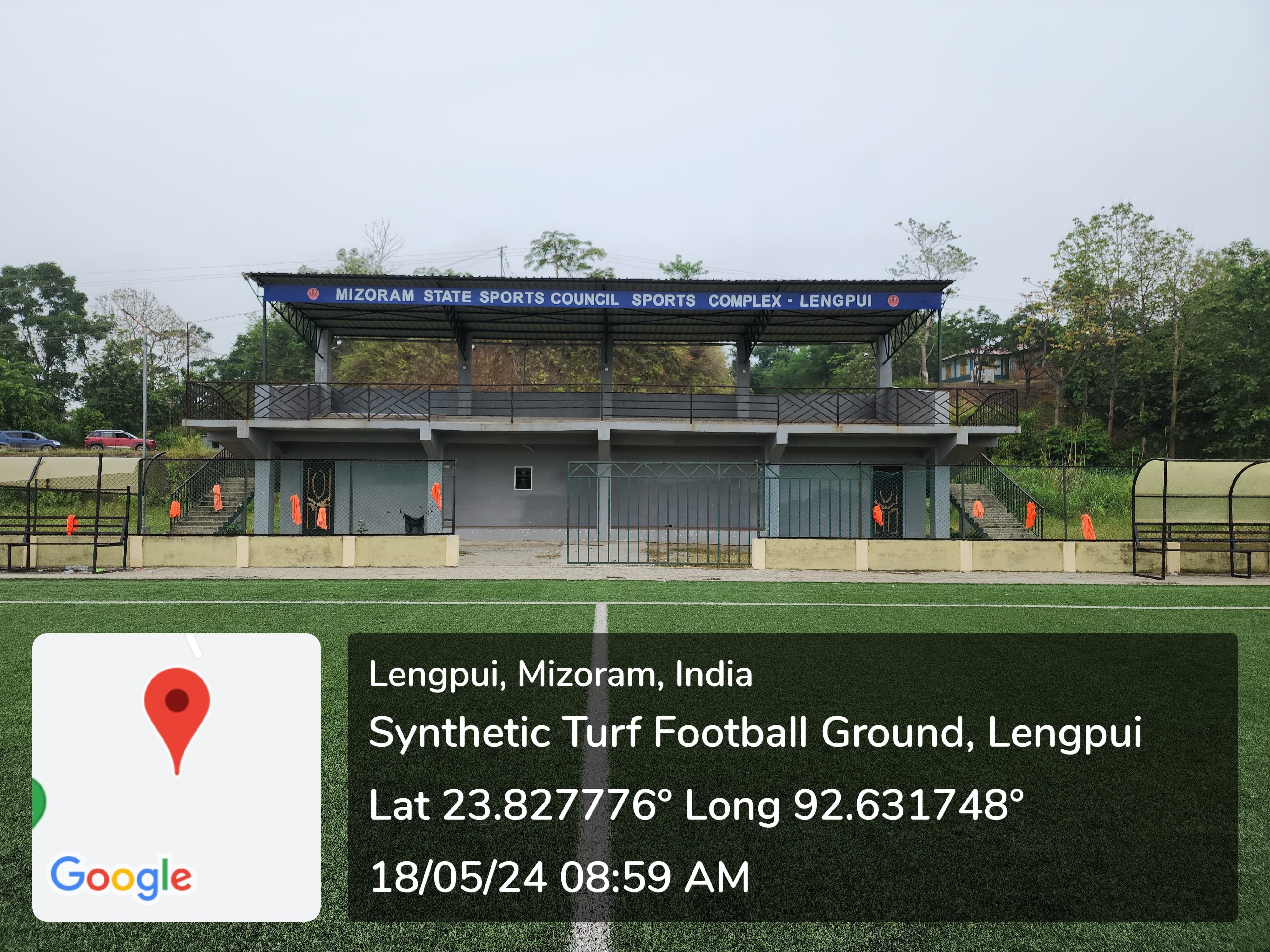 Synthetic Turf Football Ground Lengpui -4